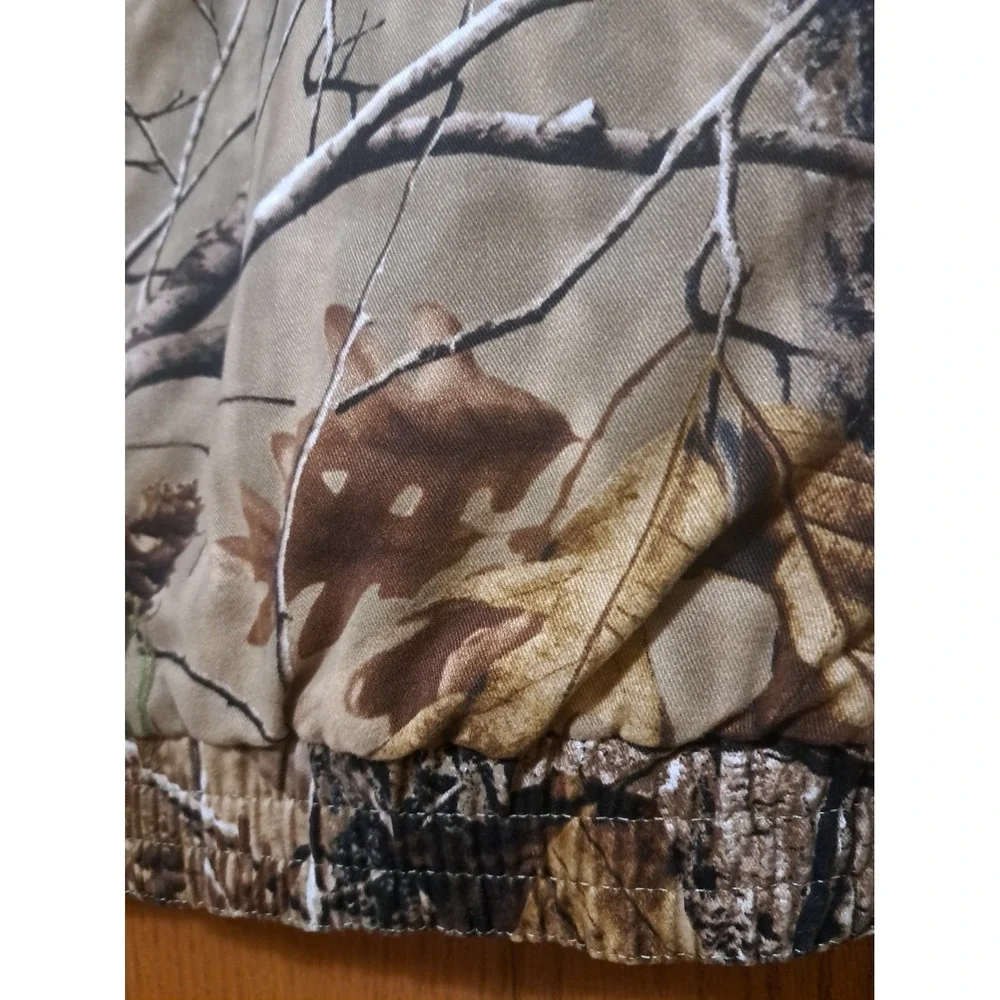 Gander Mountain Boys Camo Insulated Hooded Jacket Youth Medium 10-12 Zip Cotton
